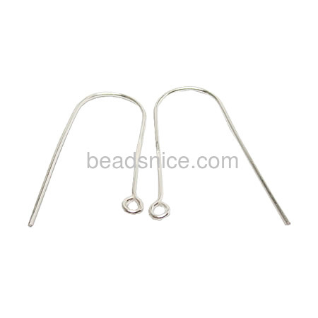 Handmade ear wires sterling silver ear findings