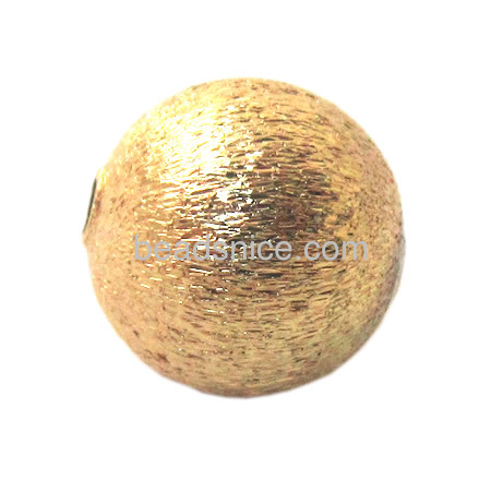 Real  Gold plating beads  brass