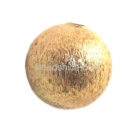 Real  Gold plating beads  brass