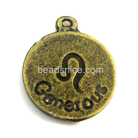 Alloy pendant jewelry making supplies wholesale