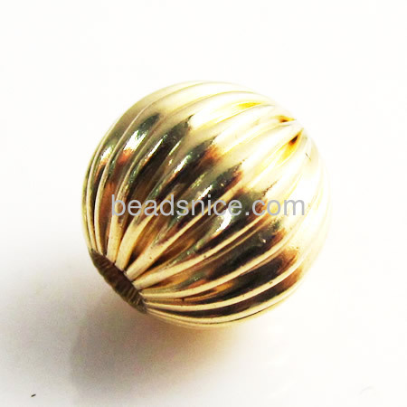 Gold filled Currugated bead GF 14/20