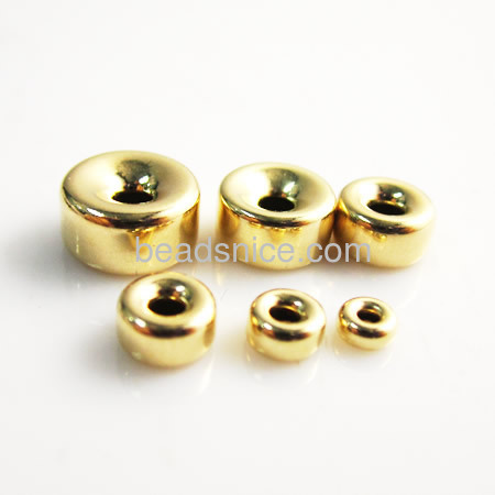 Gold filled beads roundel GF 14/20