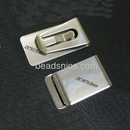 Money clip  brass  nice for personalized gift