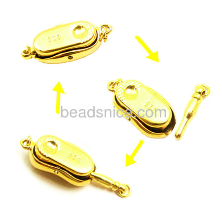 Diy jewelry of brass clasps in gold color