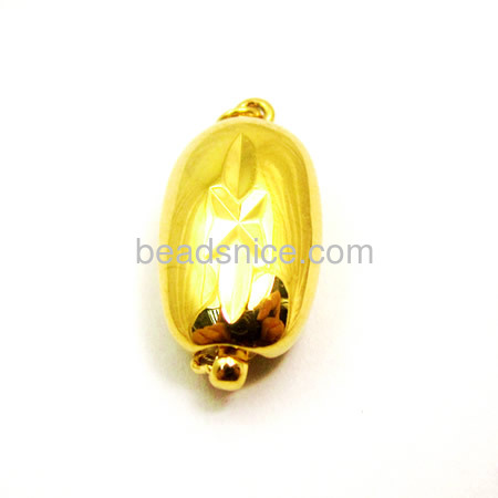 Necklace clasps wholesale brass clasps of jewelry clasps in gold plated
