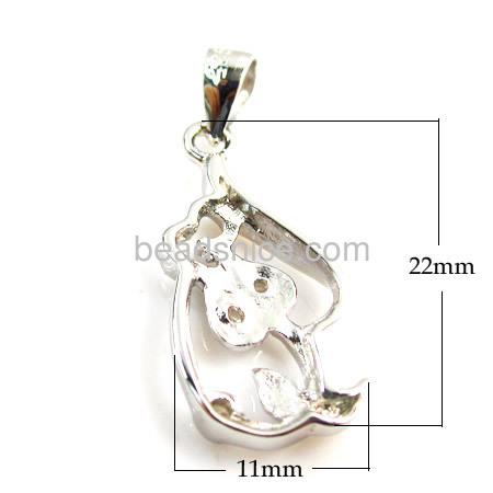 100% sold  925 sterling silver zircon pendant