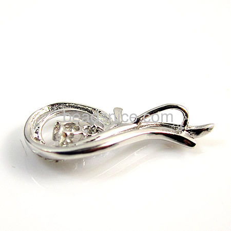 Beautiful 925 sterling silver zircon pendant