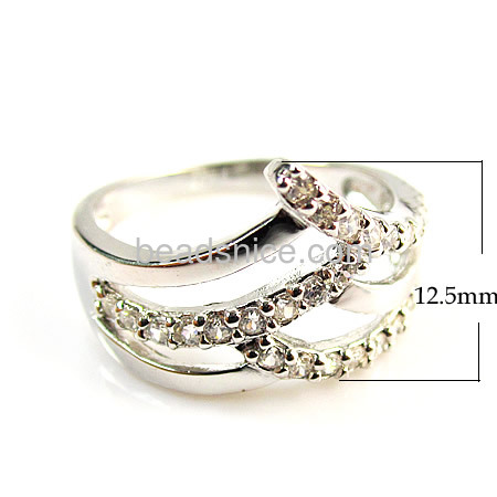 Silver 925 rings of diy fine jewelry