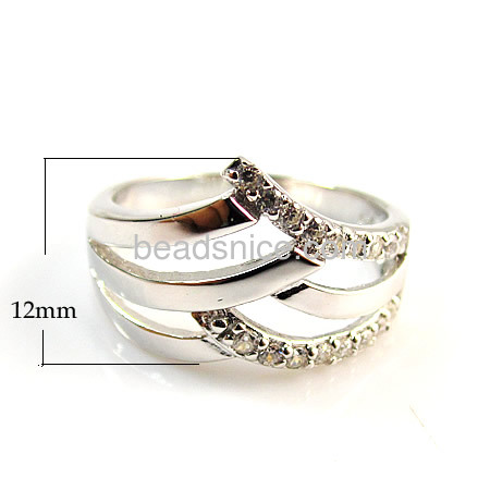 925 Sterling Silver Rings of diy fine jewelry