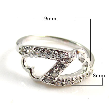 925 Silver jewelry ring zircon women&men finger ring  in top quality