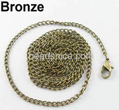 Iron necklace  nickel free lead safe