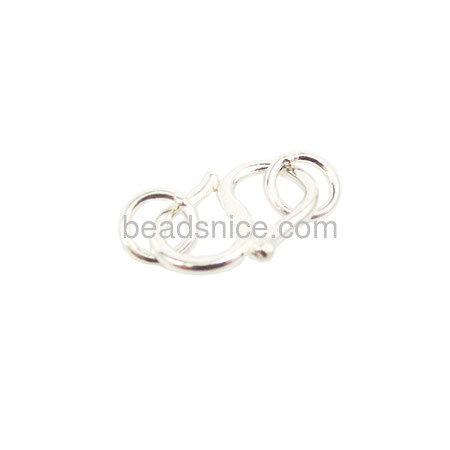 Sterling silver 925 S clasps for jewelry