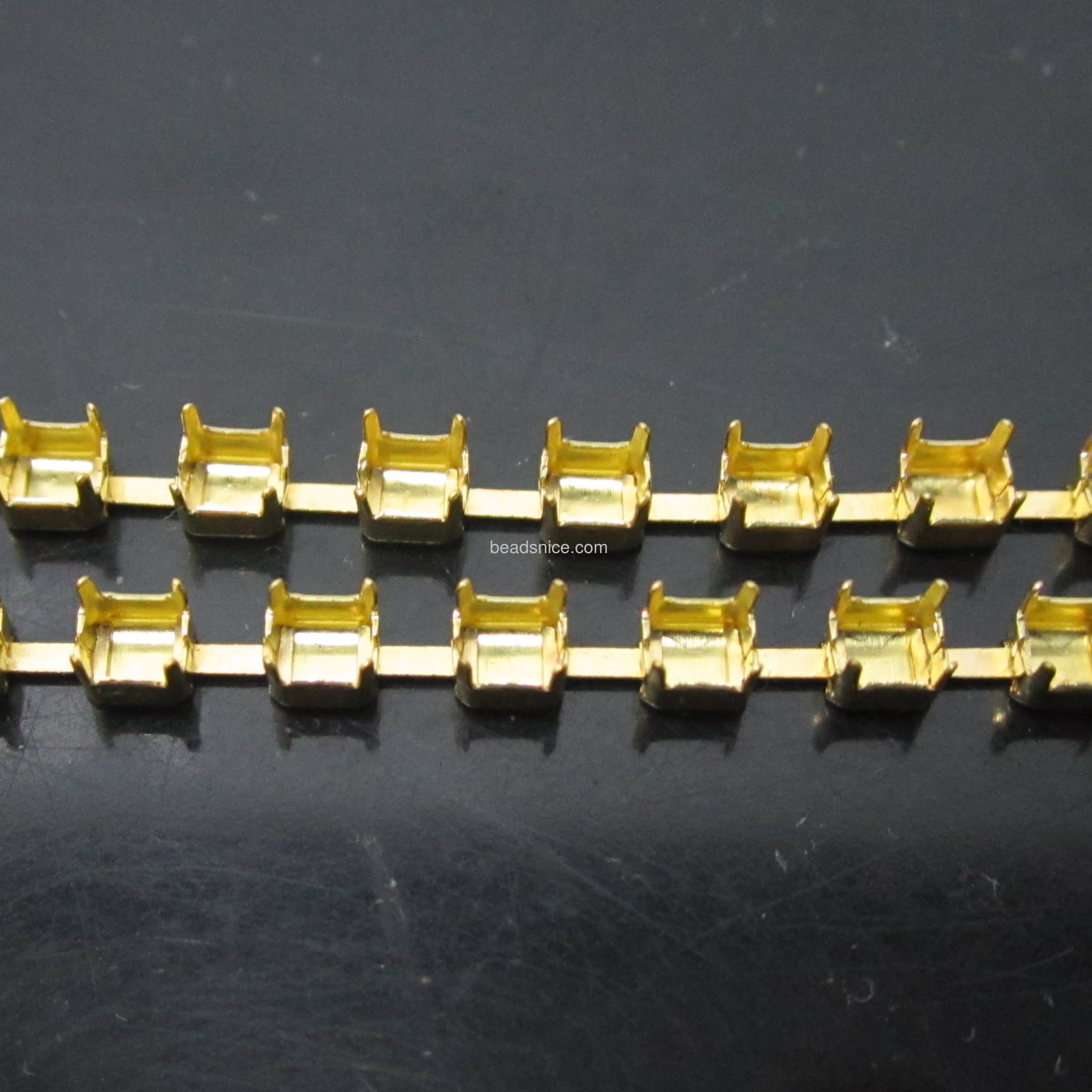 Brass rhinestone cup chain fit P8/P8.5/P9  crystals rhinestone