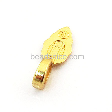 Brass pendant bail jewelry wholesale