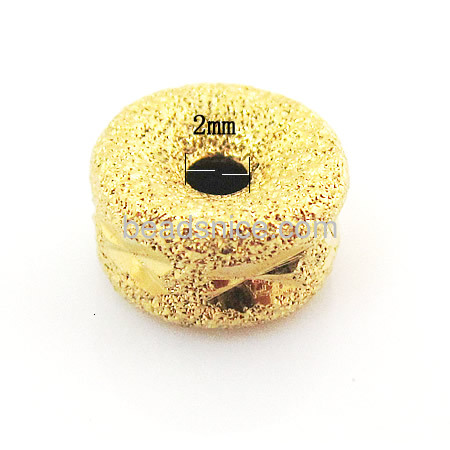 Brass jewelry Thailand spacer beads wholesale for women