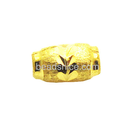 Wholesale gold beads  999 real gold not plated