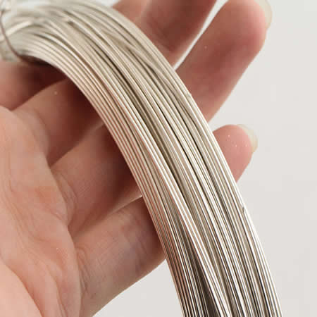 Wholesale 999 Silver wire round making jewelry material nickel free