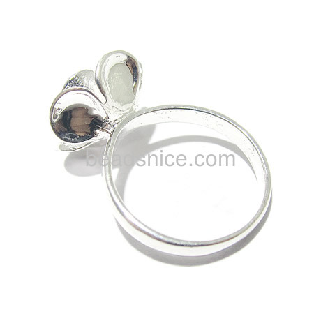 Beautiful silver 925 unique handmade rings wholesale flower rings