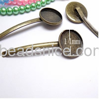 Brass hairpins,hair clip,round