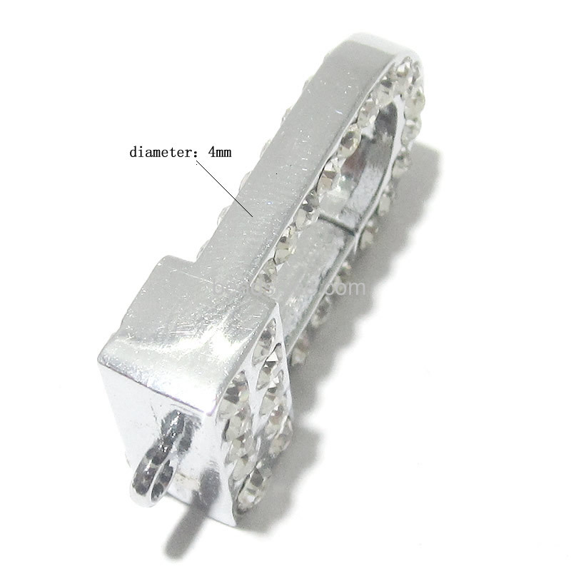 Diamante zinc alloy necklace clasps