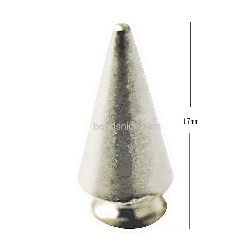 Brass cone studs clasps jewelry wholesale supplies