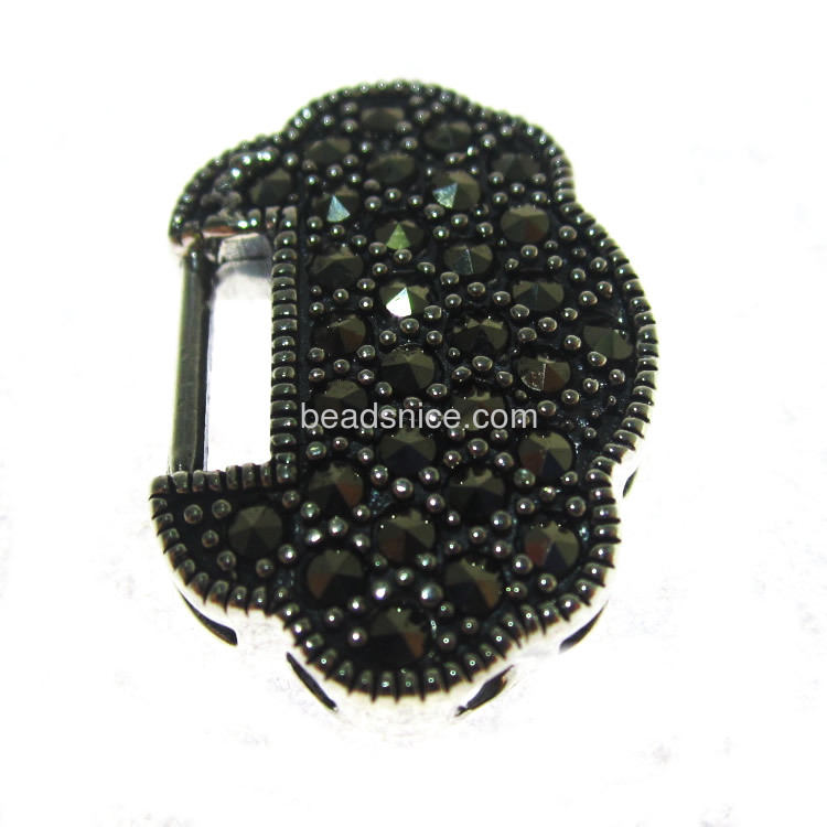 Thailand sterling silver jewelry pendants with marcasite