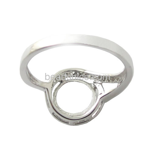 Wholesale sterling silver jewelry sterling silver rings  setting.