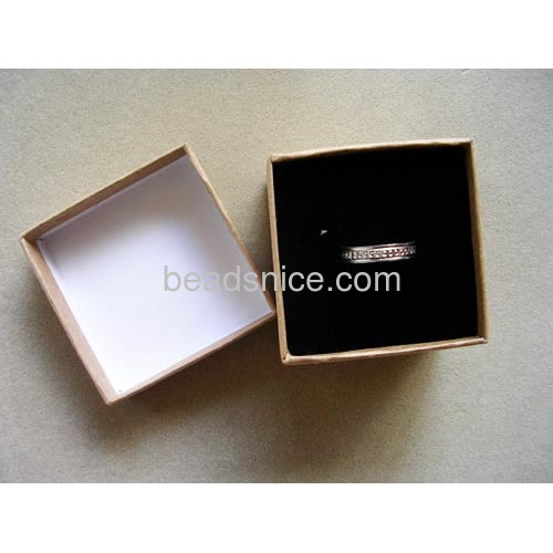 Kraft paper box fashion finger ring jewelry box wholesale jewelry gift boxes exquisite high-end rings box