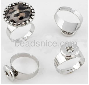 Round ring blanks  Jewelry fashion findings in  brass,