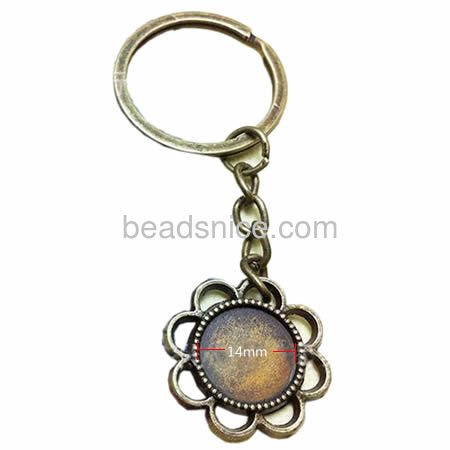 Split Rings for Key Ring and Key Chains-Photos Charms Nickel-Free Lead-Safe
