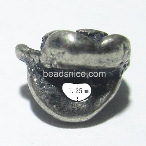 Thai 925 silver rose beads