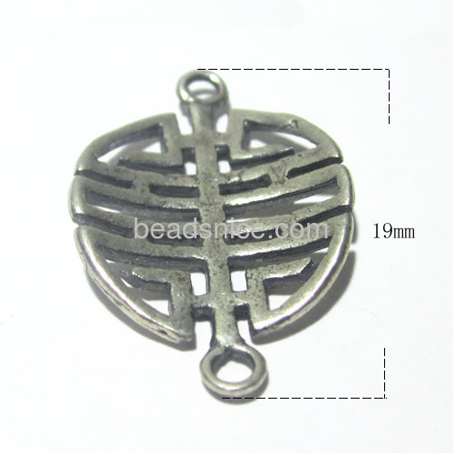 Thai 925 silver connector nice for men's necklace