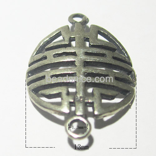 Thai 925 silver connector nice for men's necklace