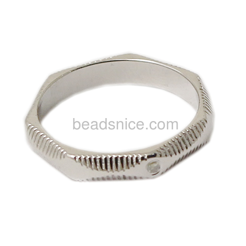 925 Sterling silver simple design knuckle ring size:3-4