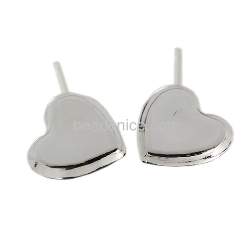 925 silver ear stud bowl with pin
