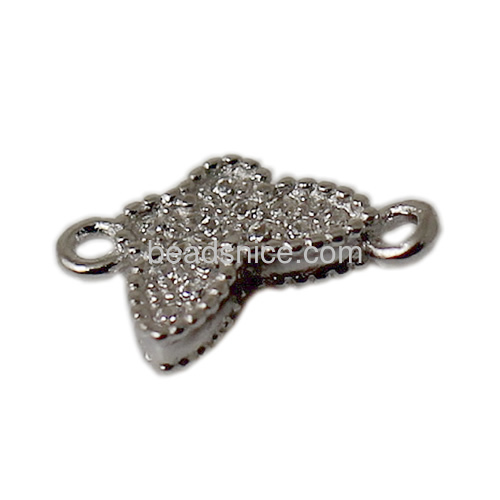 925 silver connector jewelry butterfly for couple love pendants