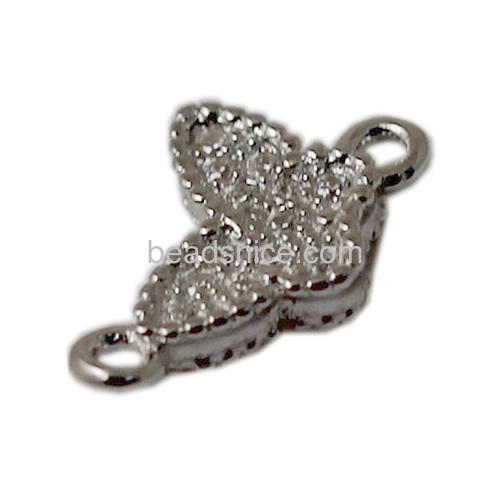 925 silver connector jewelry butterfly for couple love pendants