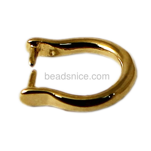 Pendant bails pinch style brass dount many colors for your choose