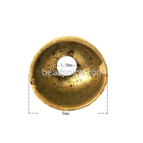 Wholesale Beads Bright Gold Rondelle Round