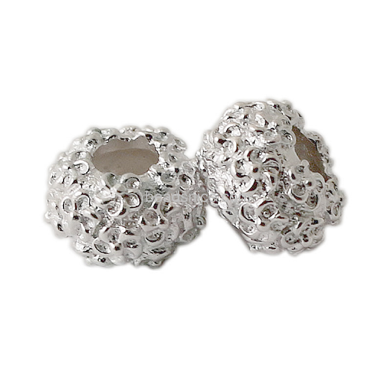 925 Platinum silver European beads for your lucky beads bracelet