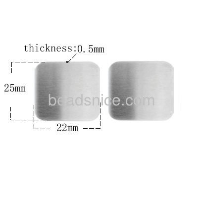 stainless steel stamping Blanks, Square