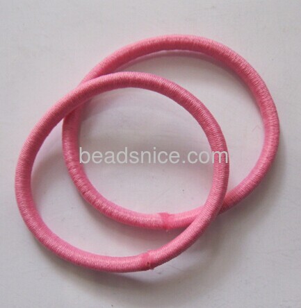 Hair ring Korean version of the seamless welding rubber band hair ring thickness:6mm  Perimeter:16cm