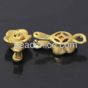 jewelry clasps for jewelry accessory in brass