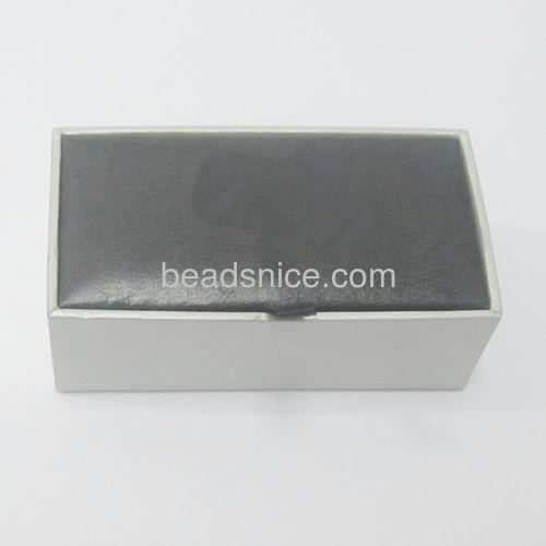 Cufflink gift box cardboard jewelry boxes rectangle 85x44x32 mm