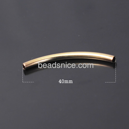 Brass hollow tube for jewelry making