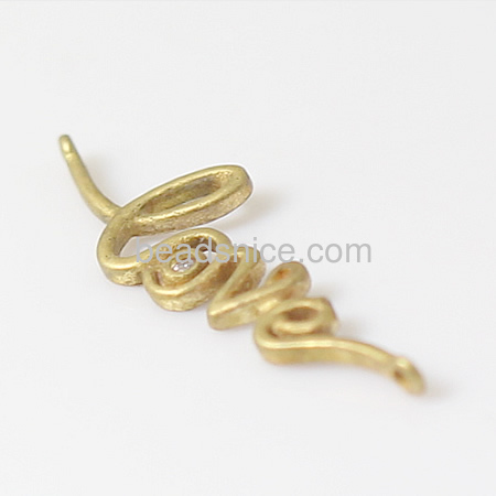 Connectors brass jewelry nickel free lead free 35mm 52mm long hole:approx 1mm