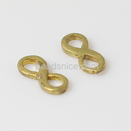 Connectors brass Jewelry Connectors 8 character 35mm