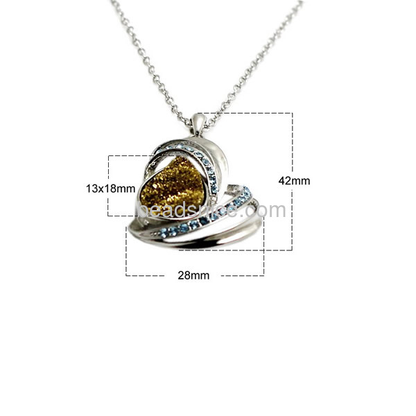 Nacklace pendant druzy stones wholesale jewelry design