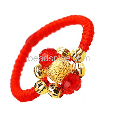 Beads 999 gold jewelry rondelle nice for your gold bracelet designe