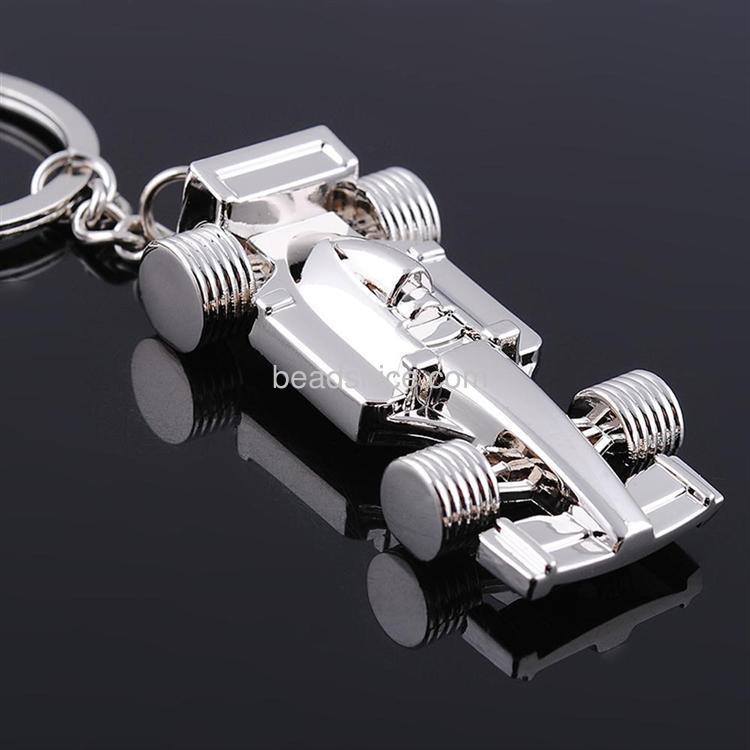 Keychain alloy All-wheel racing car keychain 59X27X10mm